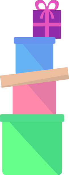 一堆五颜六色的礼品盒图片下载