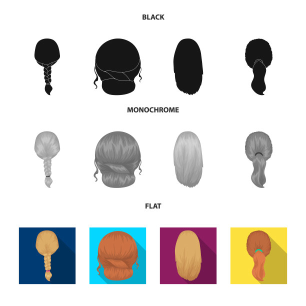 鱼尾轻辫等多种类型图片下载