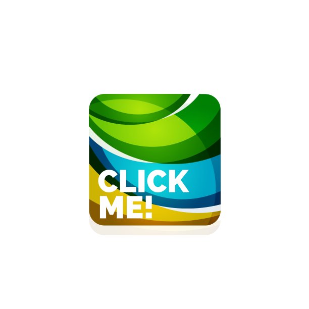 抽象方形按钮模板图片下载