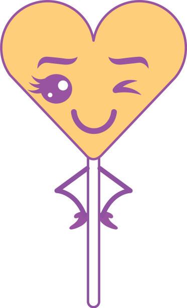 卡通心棒棒糖卡哇伊人物图片下载