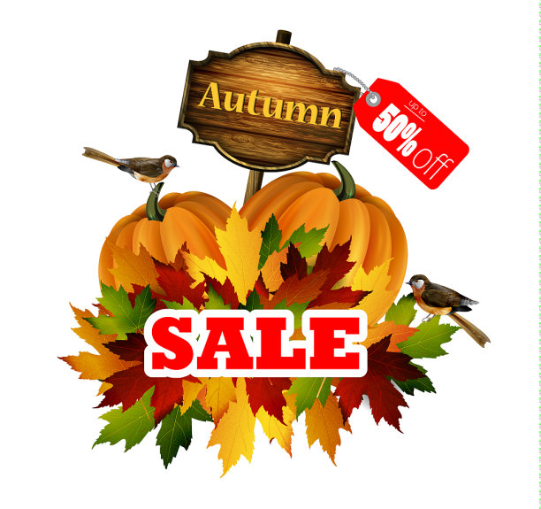 秋季销售概念图片下载