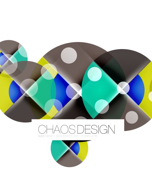 几何抽象构成-圆布局图片下载