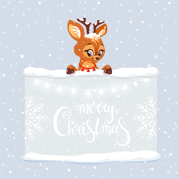 鹿的文本图片下载