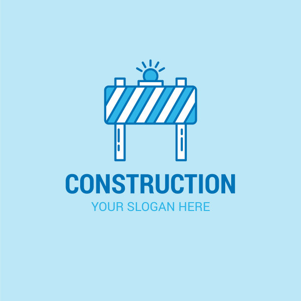 浅蓝色背景的劳动节标志图片下载