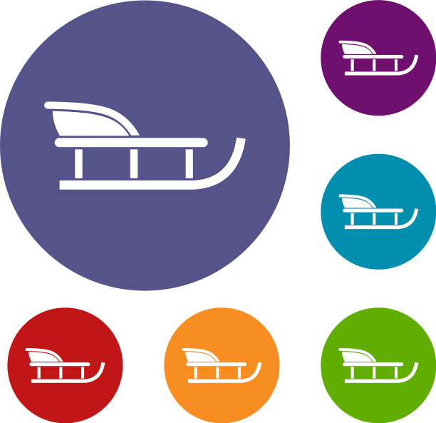 雪橇图标设置图片下载