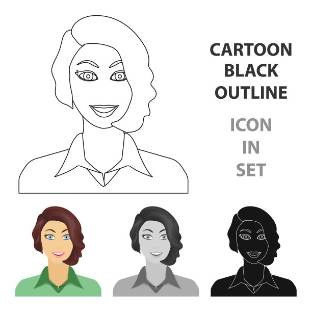 一个梳着发型的女人的脸图片下载