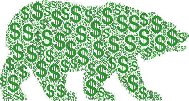 熊模式的美元项目图片下载