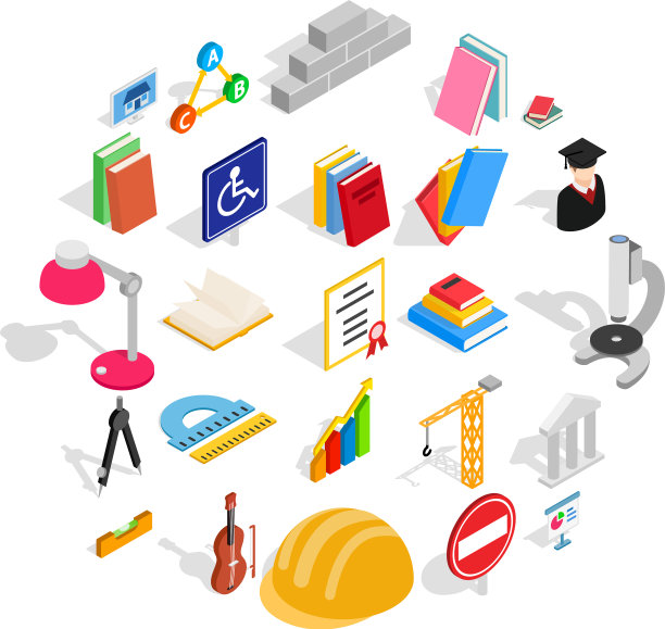 板图标设置等距样式图片下载