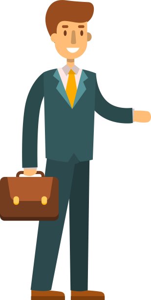 商人轮廓图片下载