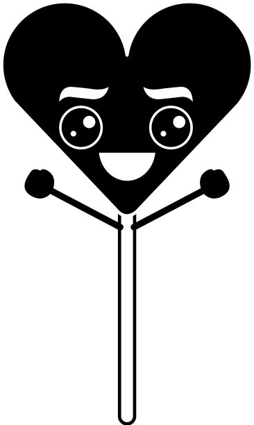 卡通心棒棒糖卡哇伊人物图片下载