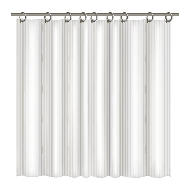 逼真的细节3d空白淋浴帘图片下载