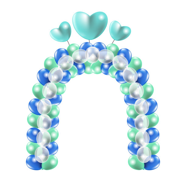 装饰气球拱门图片下载