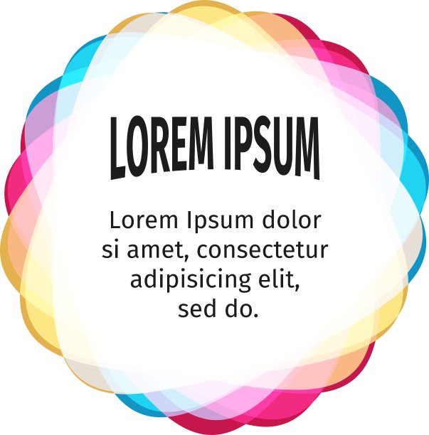 明亮的设计元素为抽象多彩的图片下载