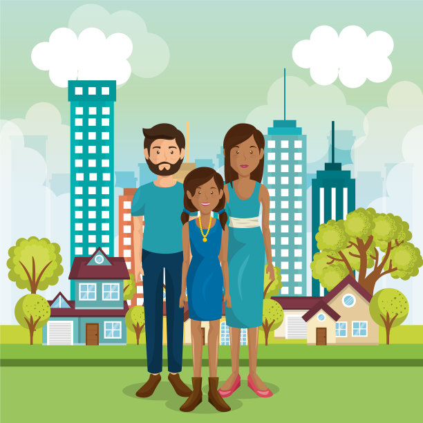 家人在屋外图片下载