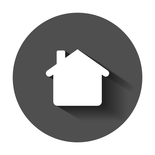 扁平风格房屋建筑图标图片下载