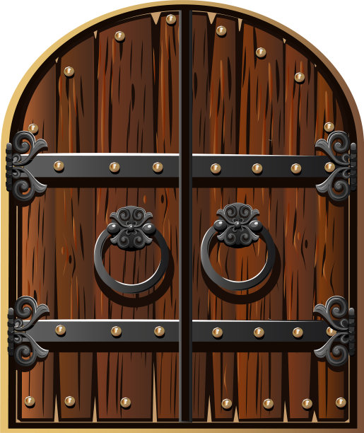 古老的门图片下载