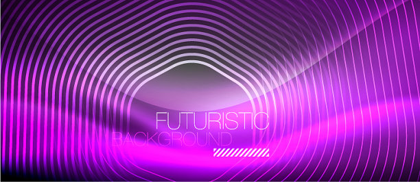 霓虹发光线魔术能量空间光图片下载