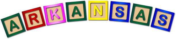 阿肯色州木刻字母图片下载