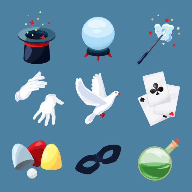 魔术师图标集惊喜图片下载