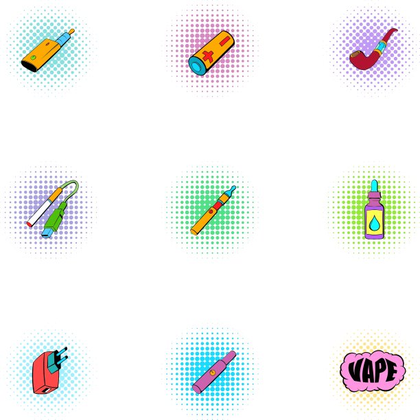 烟草图标确立了波普艺术的风格图片下载