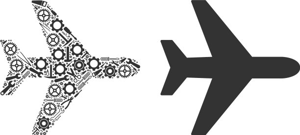 飞机马赛克的服务工具图片下载