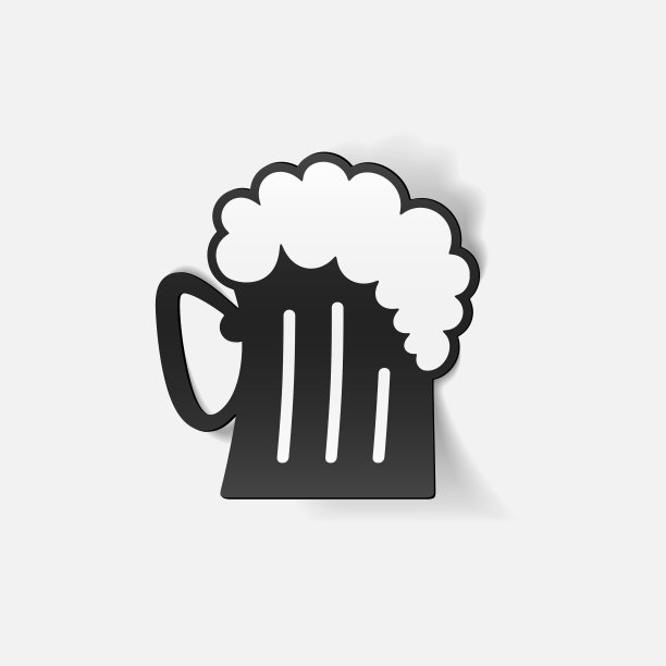 逼真设计元素：啤酒图片下载