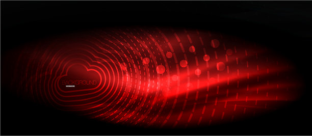 氖发光的波，神奇的能量和光运动图片下载