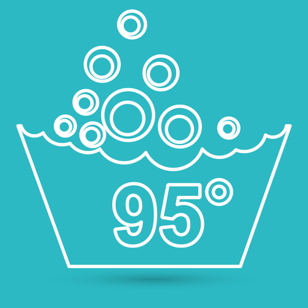 一套洗涤标志图标图片下载