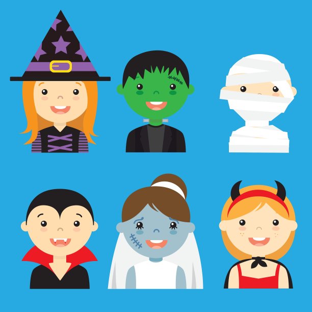 阿凡达集合快乐的孩子打扮成哈尔图片下载