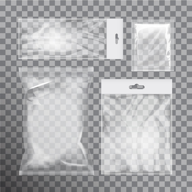 套空白透明箔袋包装图片下载