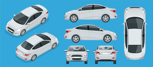 集小型车为一体的生态混合动力汽车图片下载