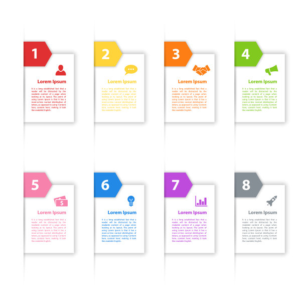 信息图形设计的商业概念图片下载