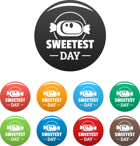 糖果图标设置颜色图片下载