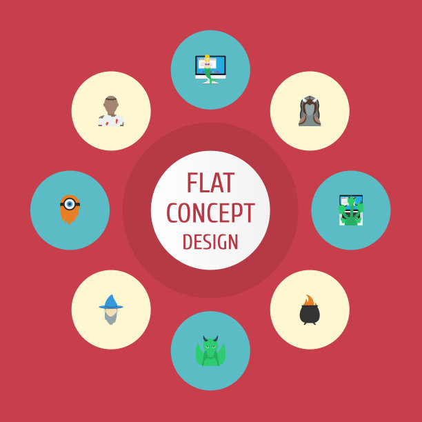 平面图标化身地狱火等图片下载