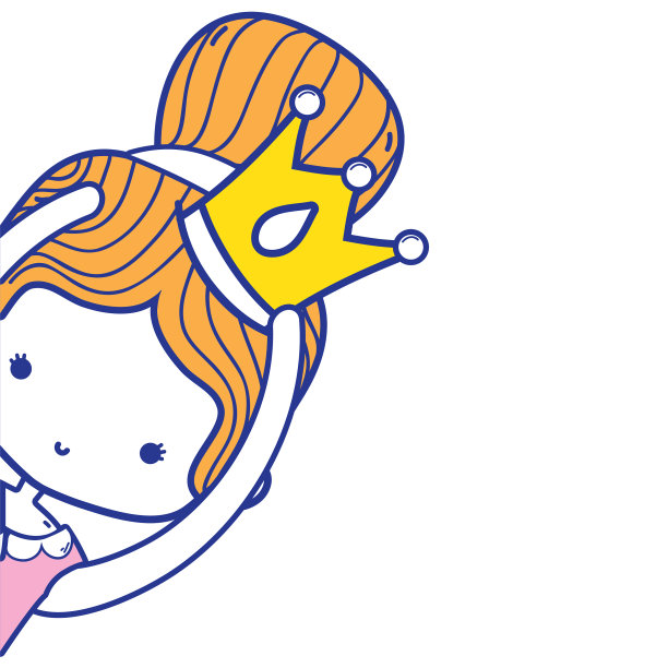 五颜六色的女孩梳着髻，跳着芭蕾舞图片下载