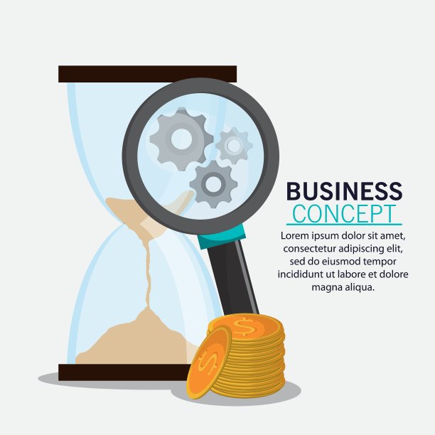 业务概念和战略图标集图片下载