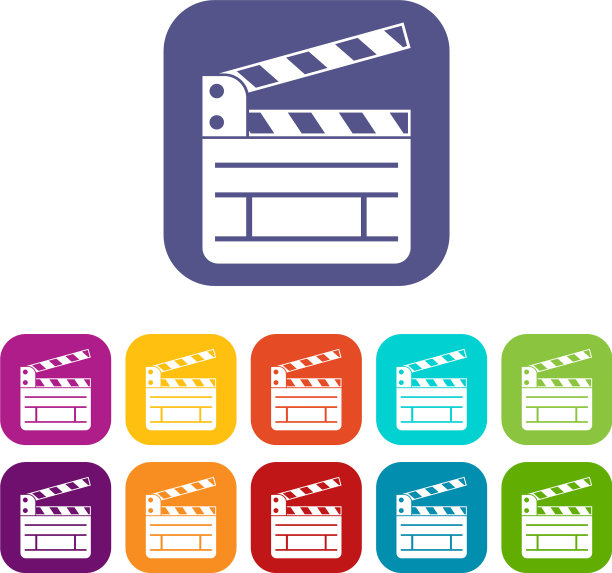 场记板图标设置图片下载