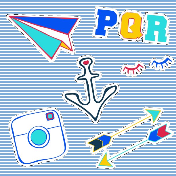 t恤补丁徽章图片下载