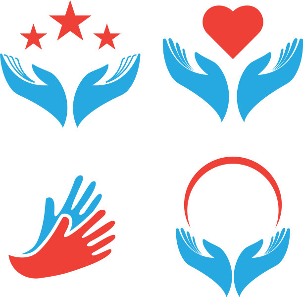 慈善标志设计模板图片下载