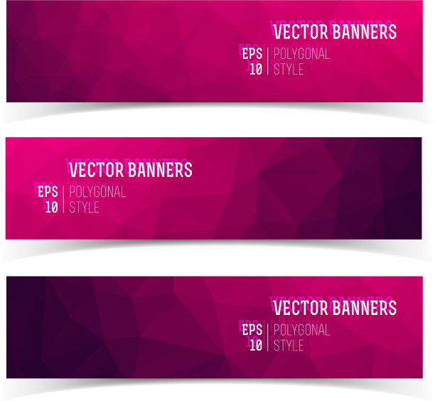 一套现代水平横幅图片下载