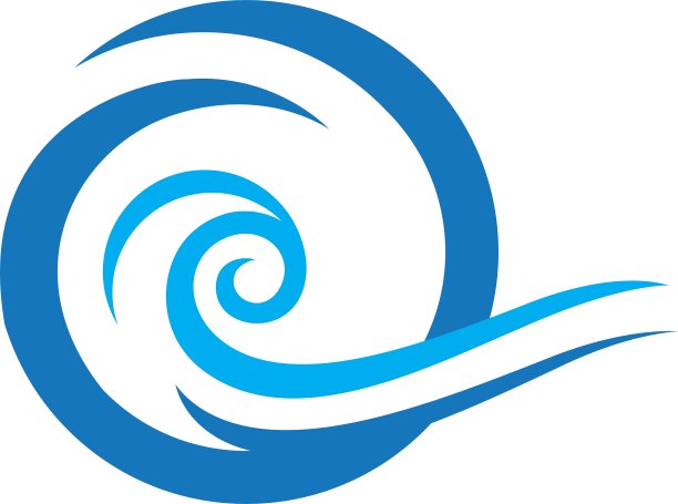 水波标志模板图片下载