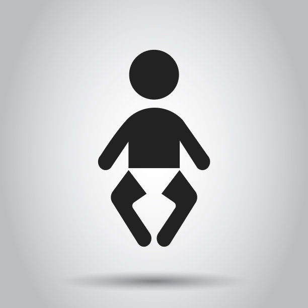 宝贝图标童平面经营理念简单图片下载