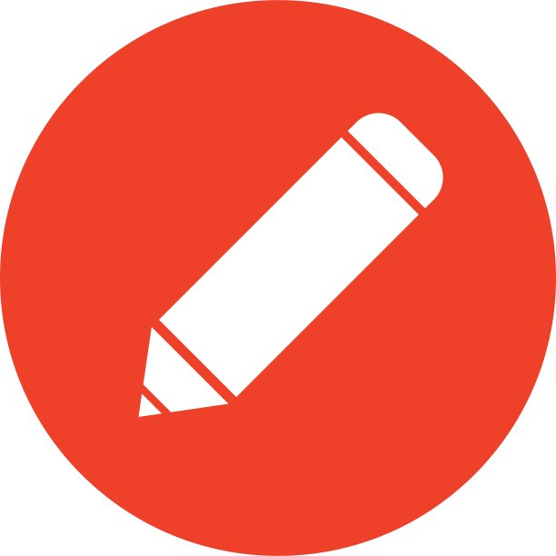 孤立的铅笔的象征图片下载