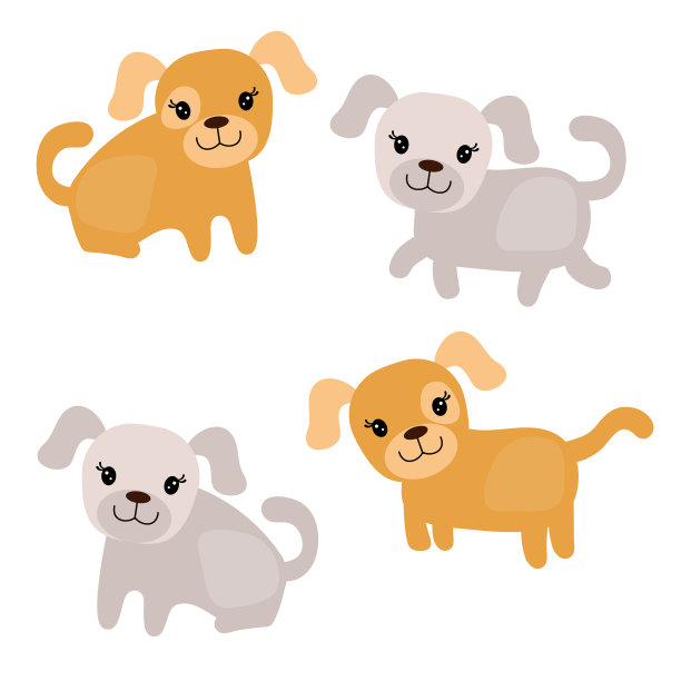 一套可爱的狗一套可爱的狗图片下载