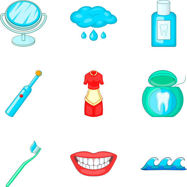 抽水马桶图标设置卡通风格图片下载
