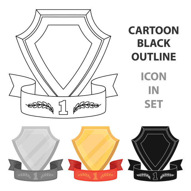 金质奖章，红丝带，英勇勋章图片下载