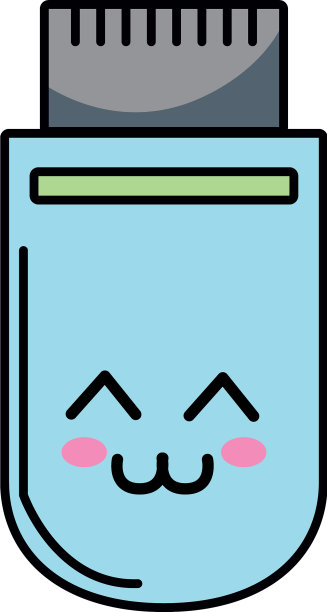 可爱可爱的快乐usb存储器图片下载