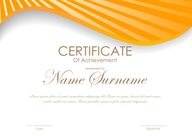 成绩证书模板图片下载