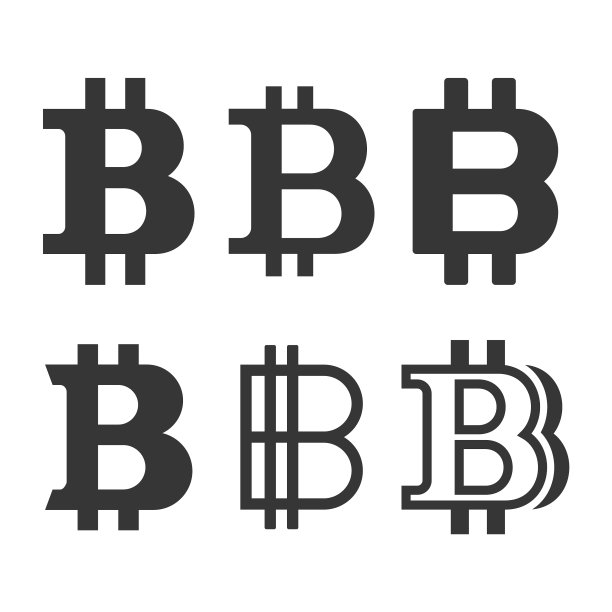 比特币符号图标集图片下载