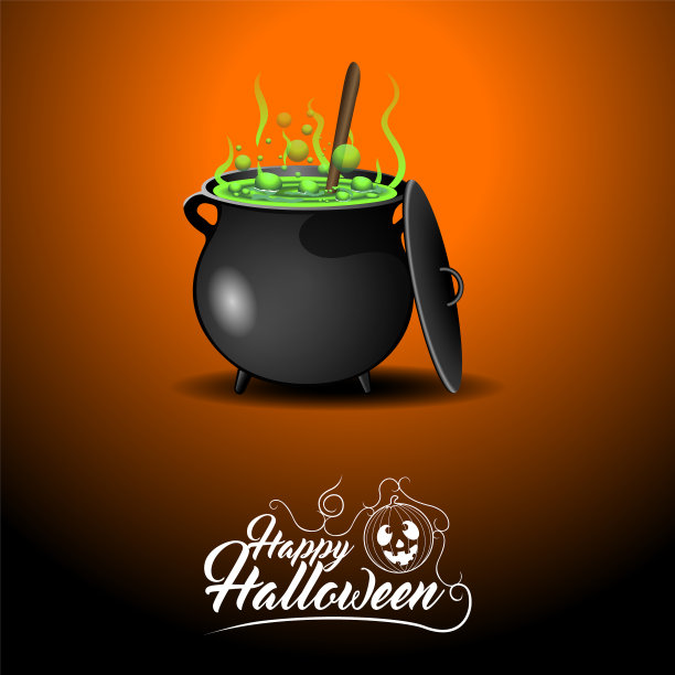 万圣节颜色卡图片下载